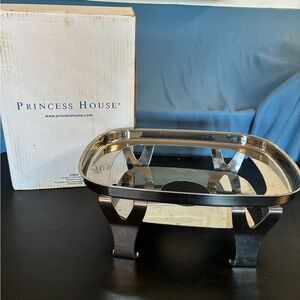 Princess House Elegant Silver Vanity Tray